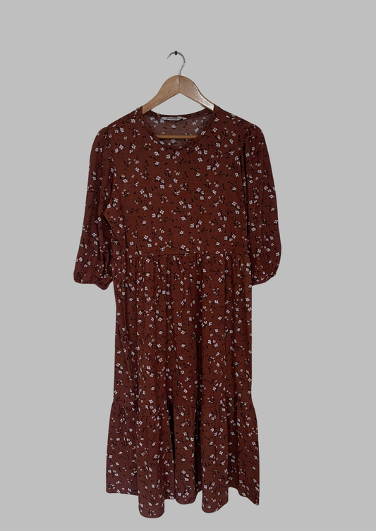 Robe florale - Stradivarius - Taille L (N26)