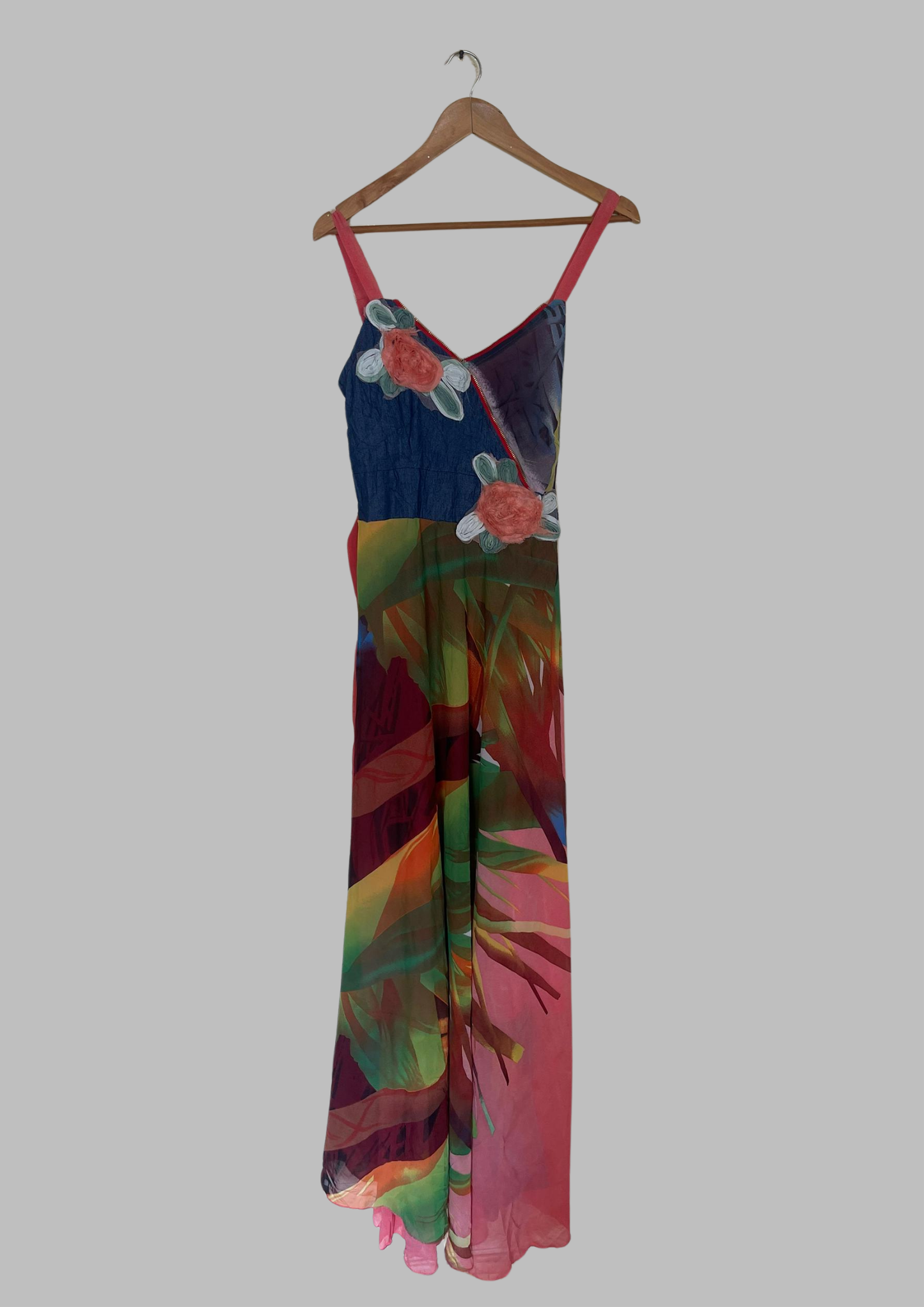 Robe florale longue - Taille S/M (N47)