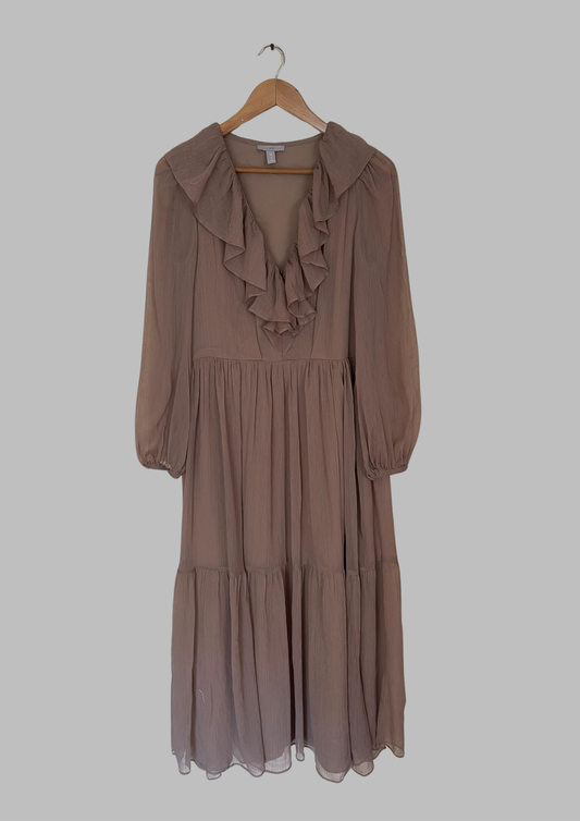 Robe dame plissée - H&M - Taille L/XL (N60)