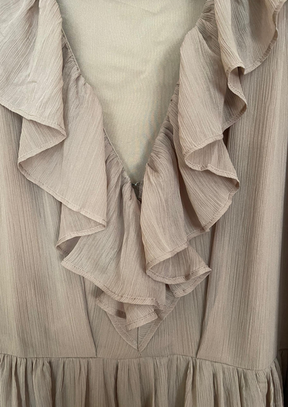 Robe dame plissée - H&M - Taille L/XL (N60)