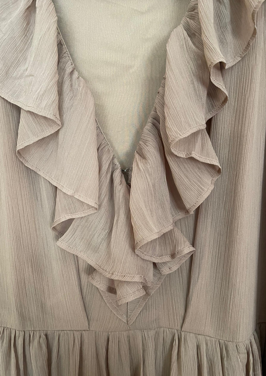 Robe dame plissée - H&M - Taille L/XL (N60)