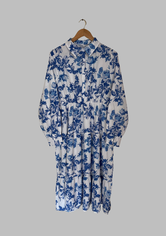 Robe florale - Taille L (N62)