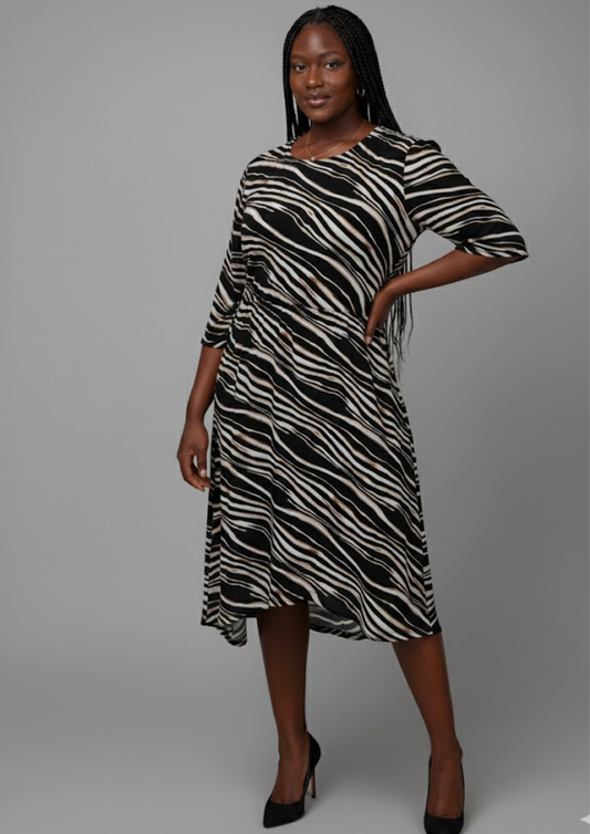 Robe à motifs - Manon - Taille L/XL (N76)