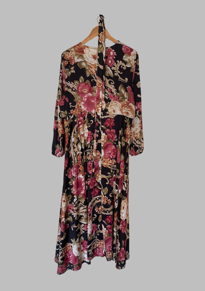 Robe longue florale - Taille XL (N88)