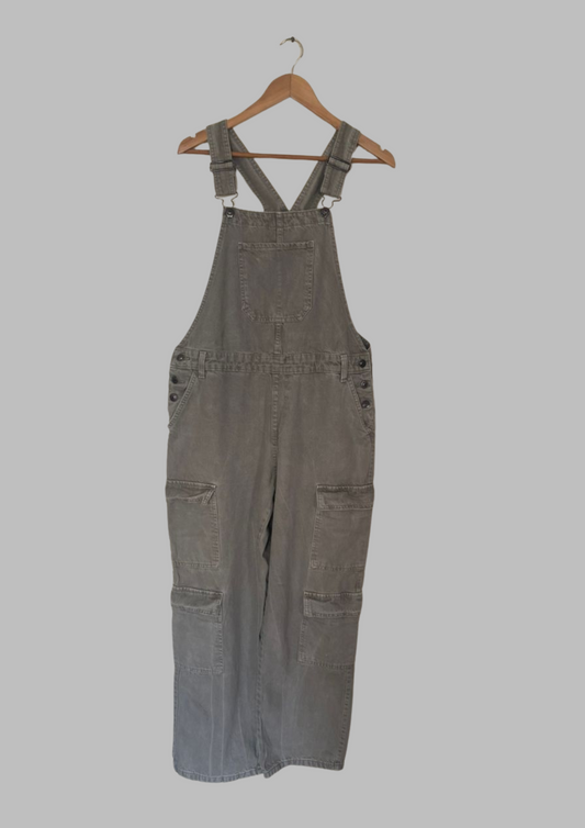 Combinaison verte jean - Primark - Taille L (P108)