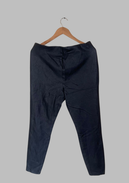Pantalon cuir - George - Taille L (P114)