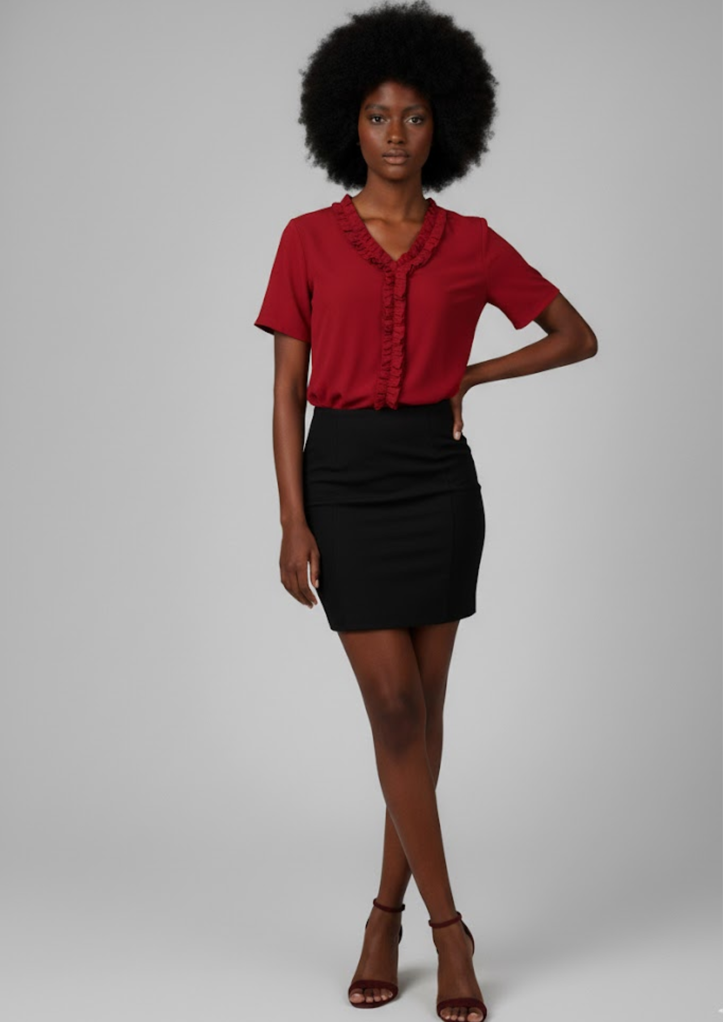 Haut bordeaux - Taille S/M (M116)