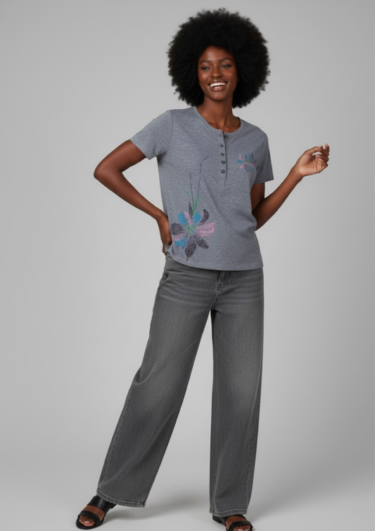 Haut à motifs - Taille S (M17)