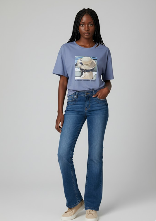 Haut imprimé - Taille S/M (M145)