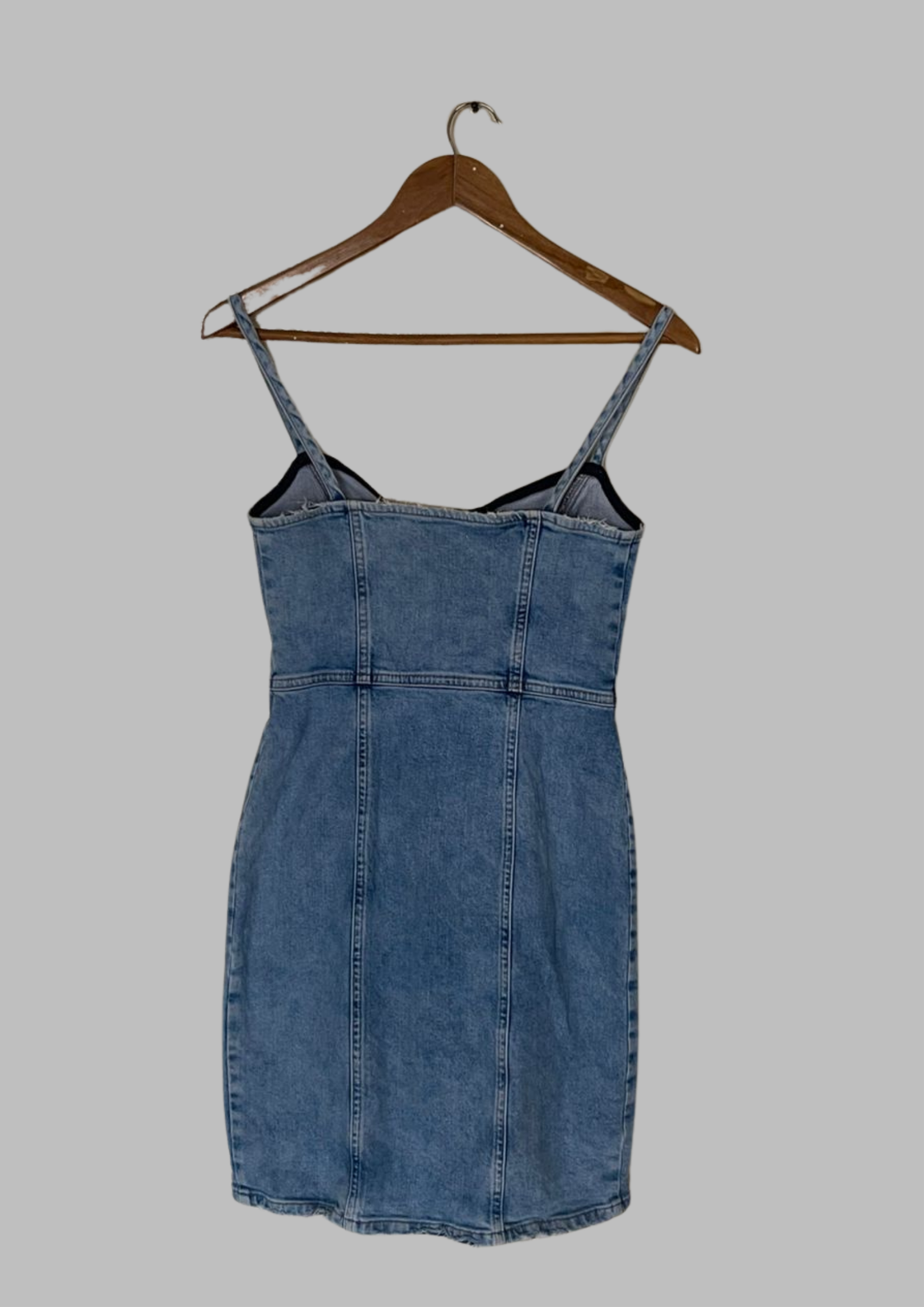 Robe en jean avec fermeture - River Island - Taille S (R120)