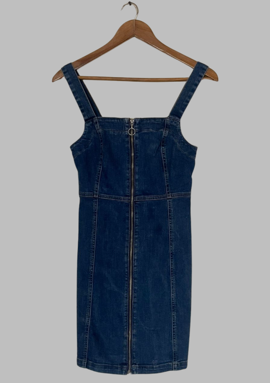 Robe jean avec zip - Denim - Taille S(R122)