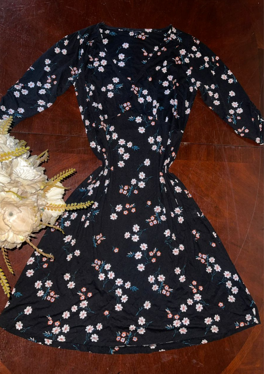 Robe florale - Peacooks - Taille M (R124)