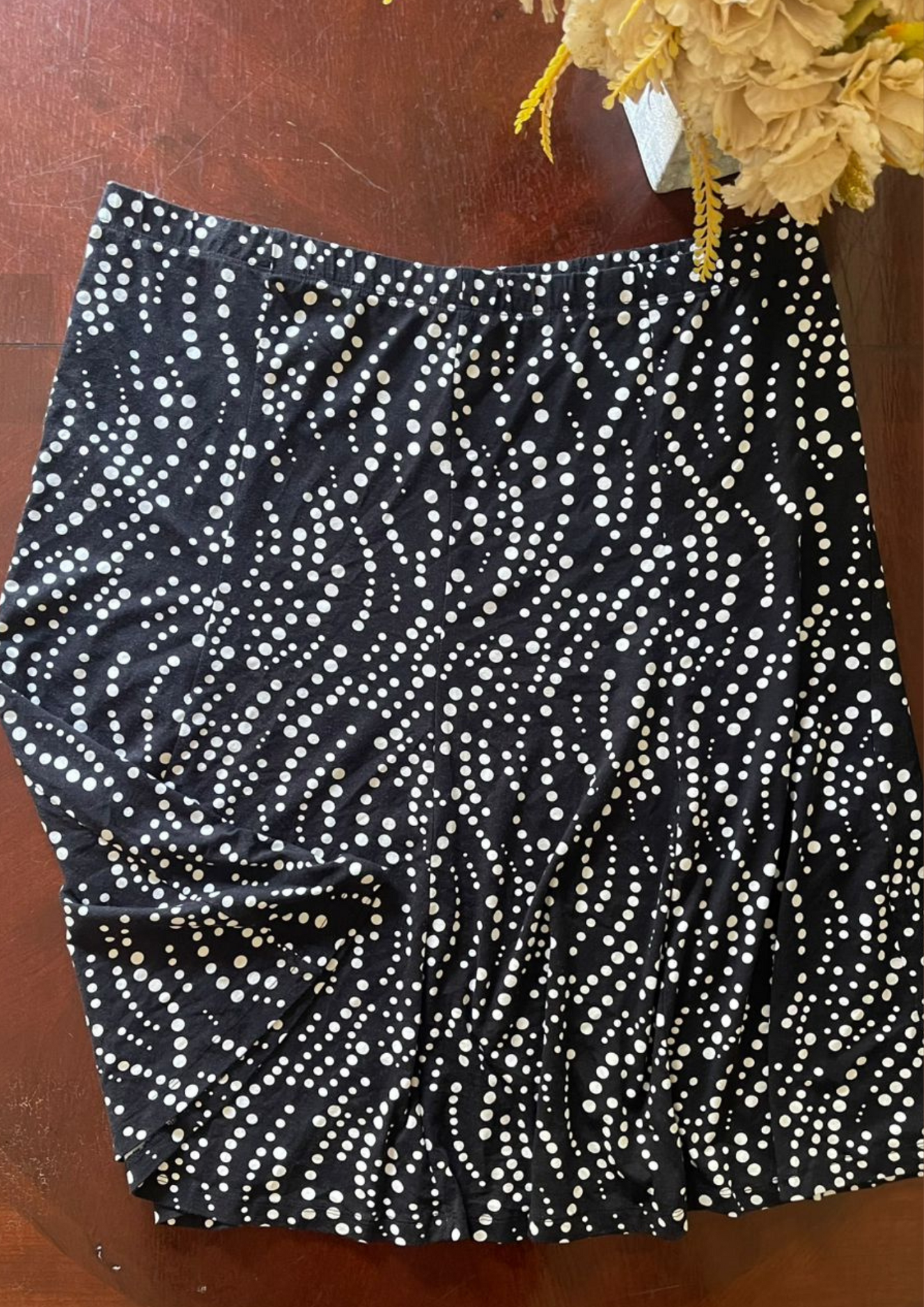 Jupe à pois évasée - Fair Lady - Taille XL/2XL (J119)