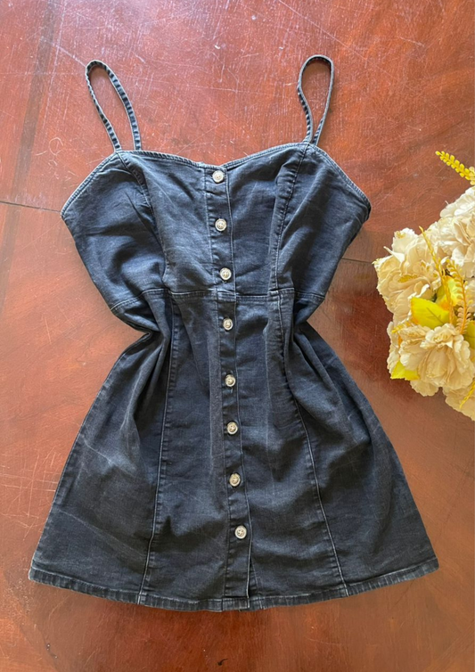 Robe jean - Denim - Taille L (R155)