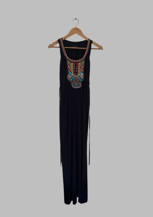 Robe longue à perles - Select - Taille S/M (R157)