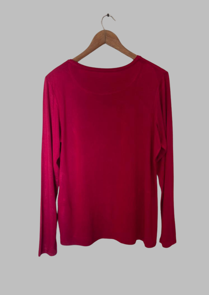 Pull rouge - Patrice B - Taille L/XL (R16)