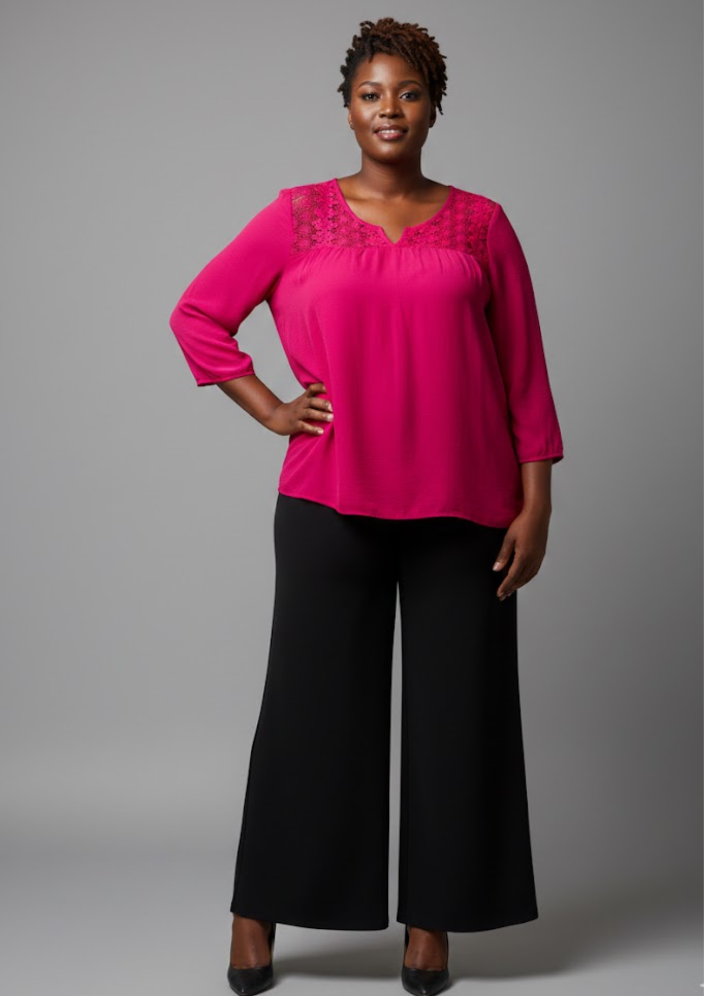 Haut brodé - StreetOne - Taille M/L (R17)