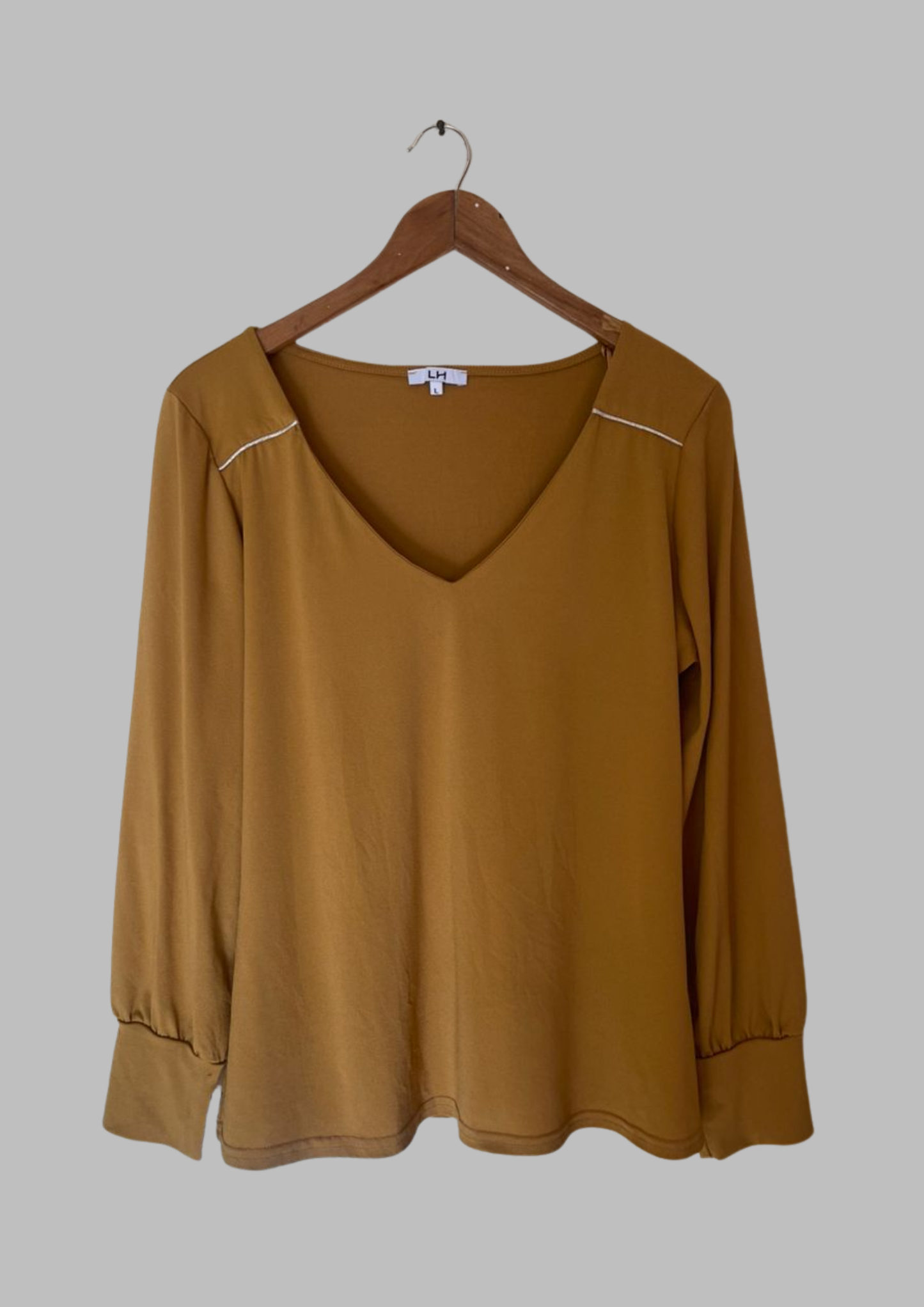Haut moutarde - LH - Taille L (R21)