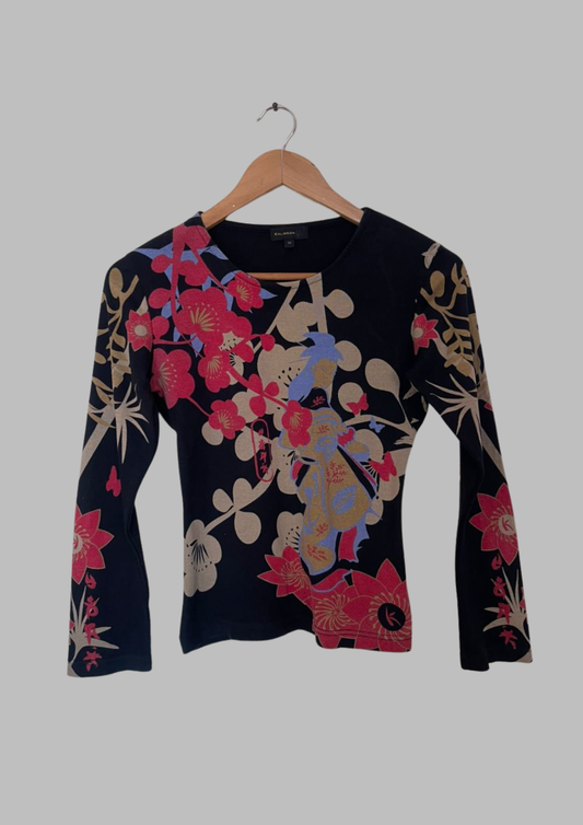 Haut floral - Kalisson - Taille S/M (R5)